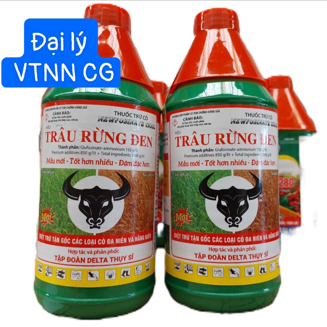 Thuốc trừ cỏ trâu rừng đen combo 10 chai 900ml