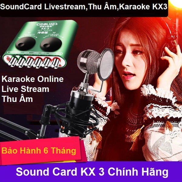 Bảng giá Sound Card Livestream KX2KX3- Sound card Thu ÂM Nội Địa Trung Quốc - Chất Âm Cực Hay - Chất Lượng Livestream To Rõ Ràng Phong Vũ