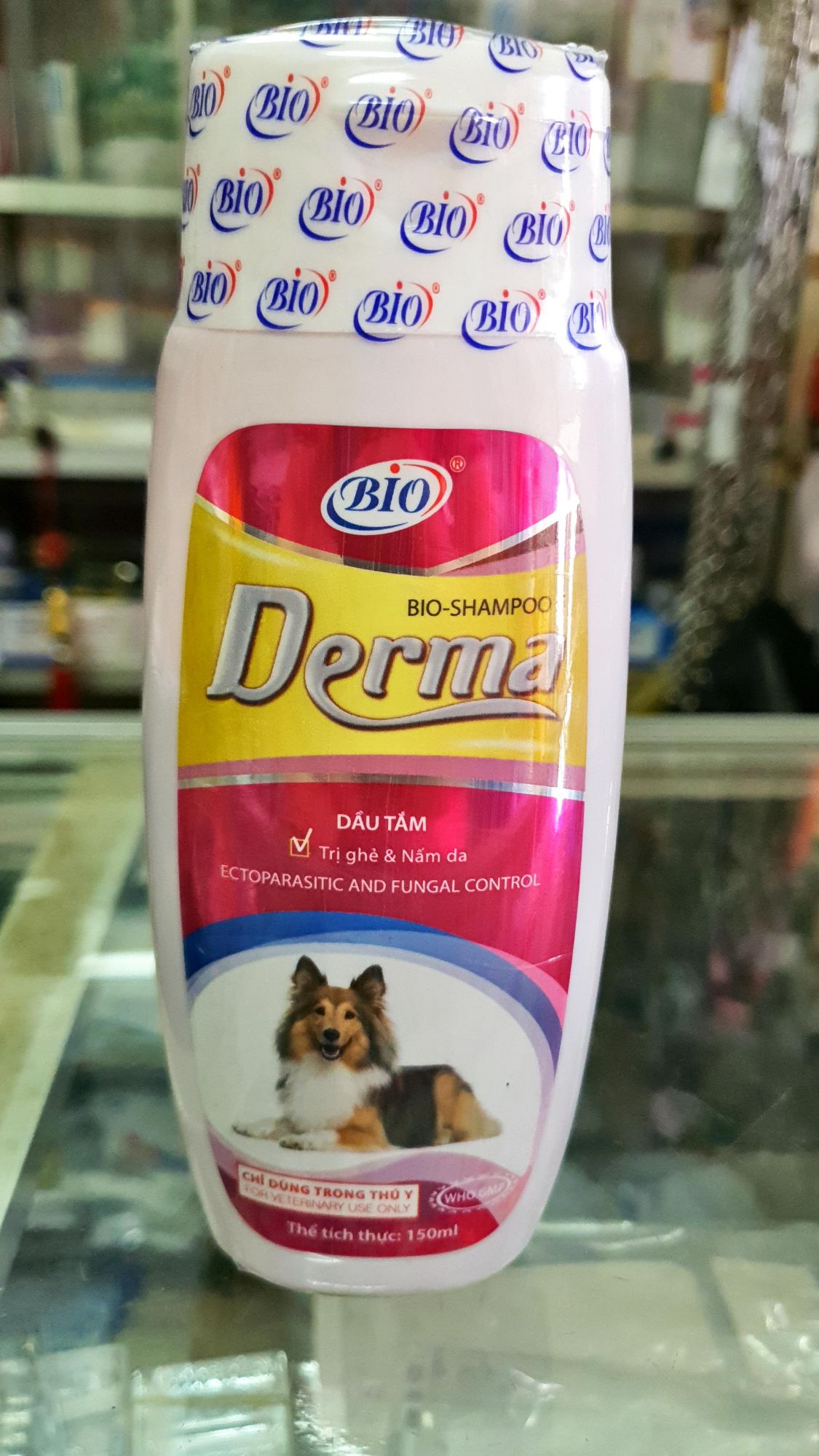Bio Derma (150ml) - Dầu tắm trị lác, ghẻ, xà mâu, viêm da, nấm da cho chó mèo