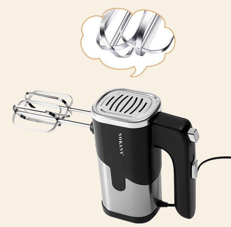Máy Đánh Trứng Sokany 800W Sk-6621 5 Tốc Độ 4 Que Đánh