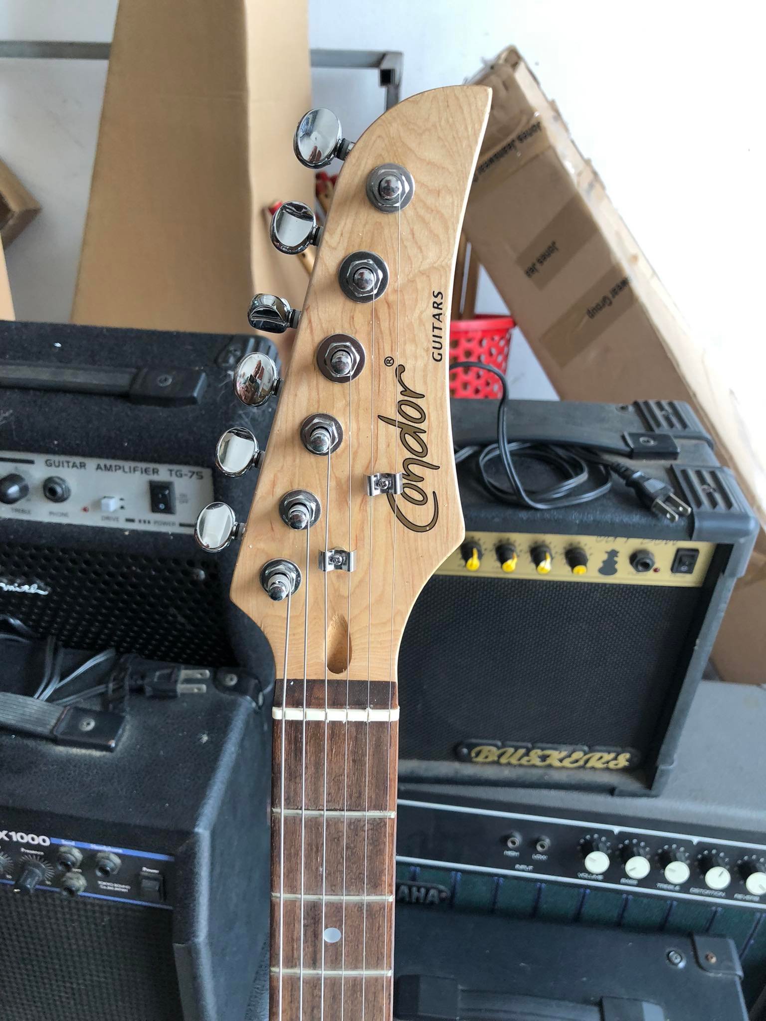 Đàn guitar điện cao cấp có 2 màu