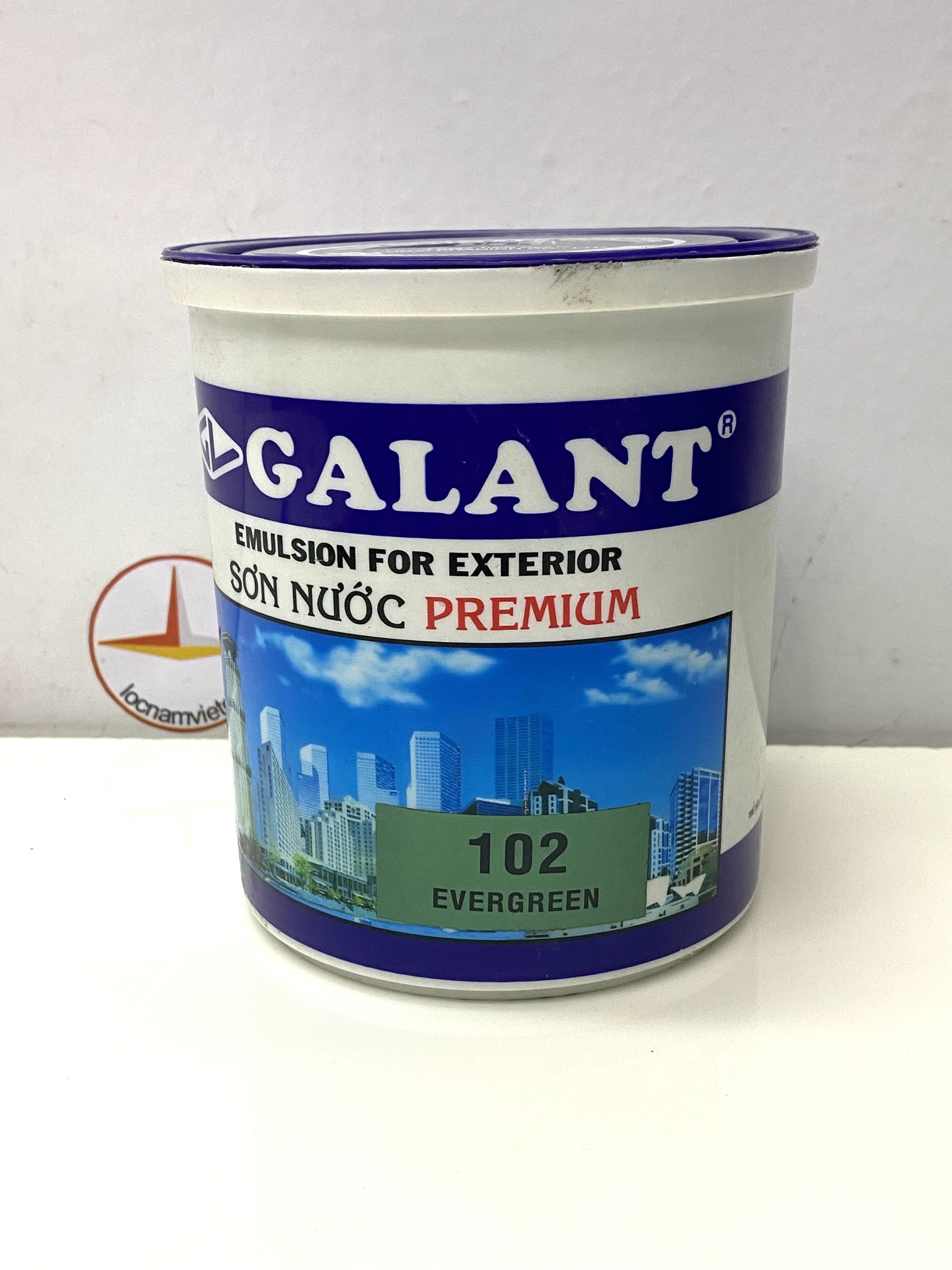 Sơn nước ngoại thất Galant màu xanh lá 102 800ML