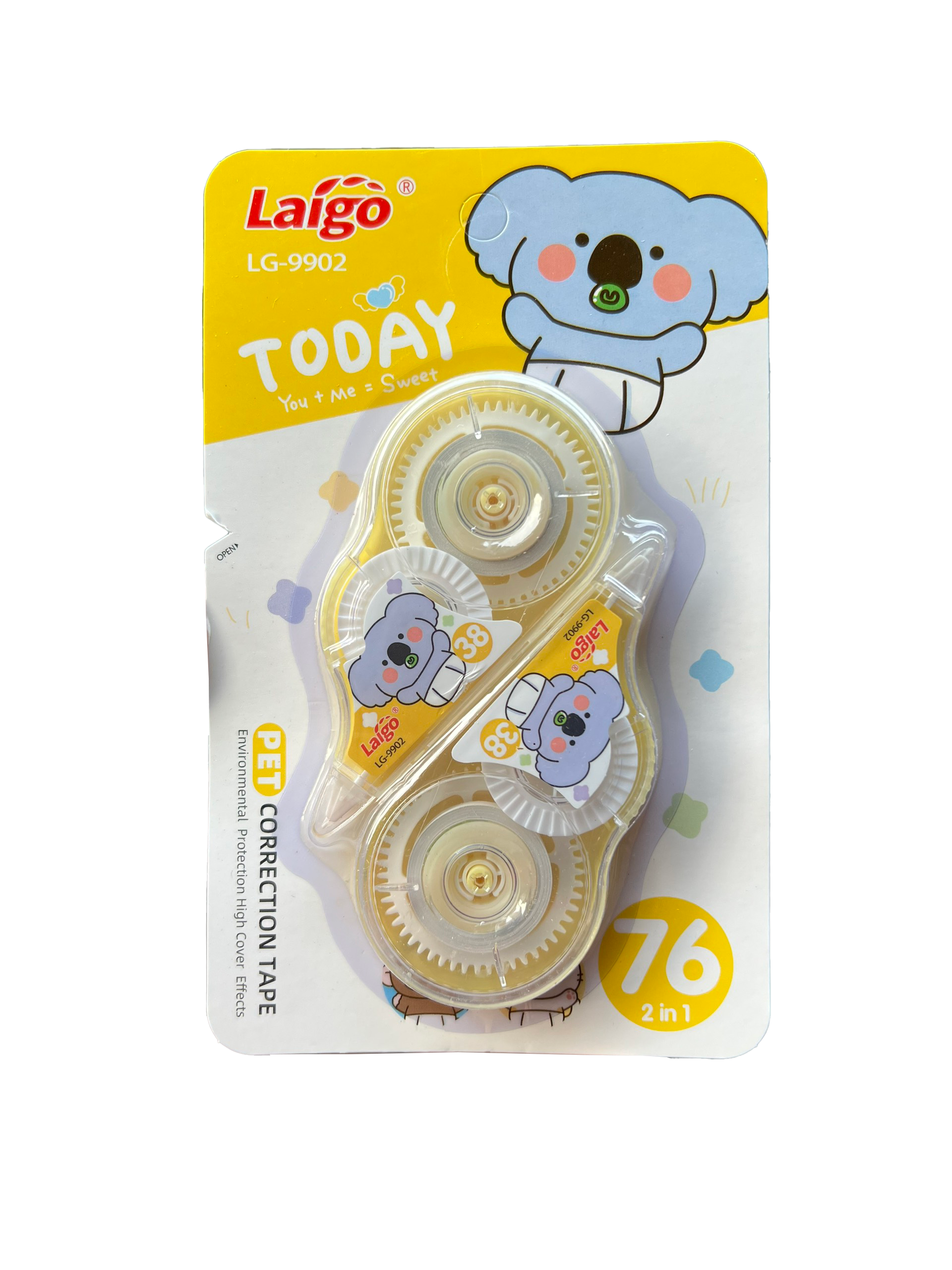 Vỉ 2 cây xoá kéo laigo-9902