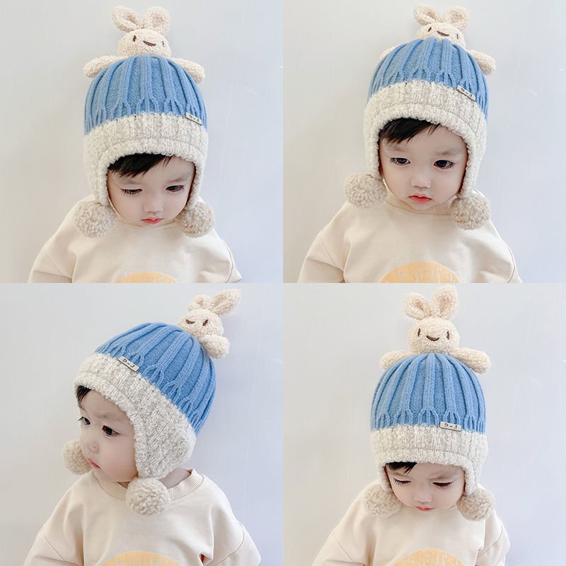 Mũ len Thỏ cực xinh cho bé trai bé gái từ 1-4 tuổi