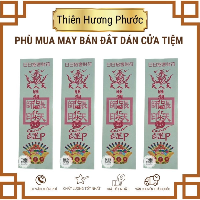 Phù Bình An Phong Thủy Vàng Mã