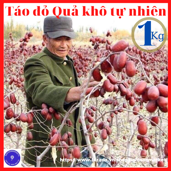 1Kg TÁO ĐỎ Tân Cương quả khô tự nhiên