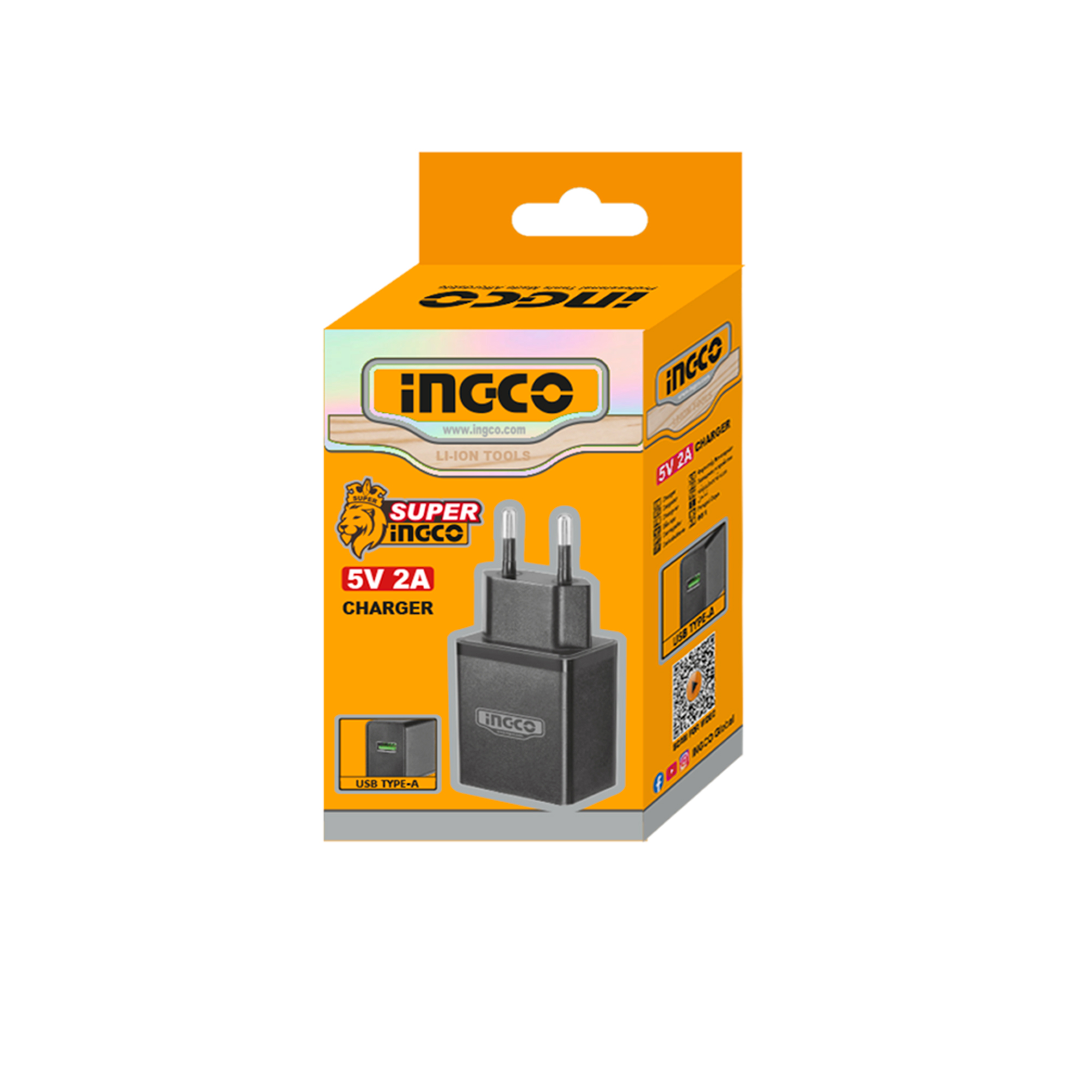Củ sạc điện thoại type-A sang type-C INGCO FCLI120502
