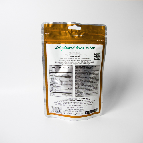 Hành tây sấy Vinamit vị cua cay 30g