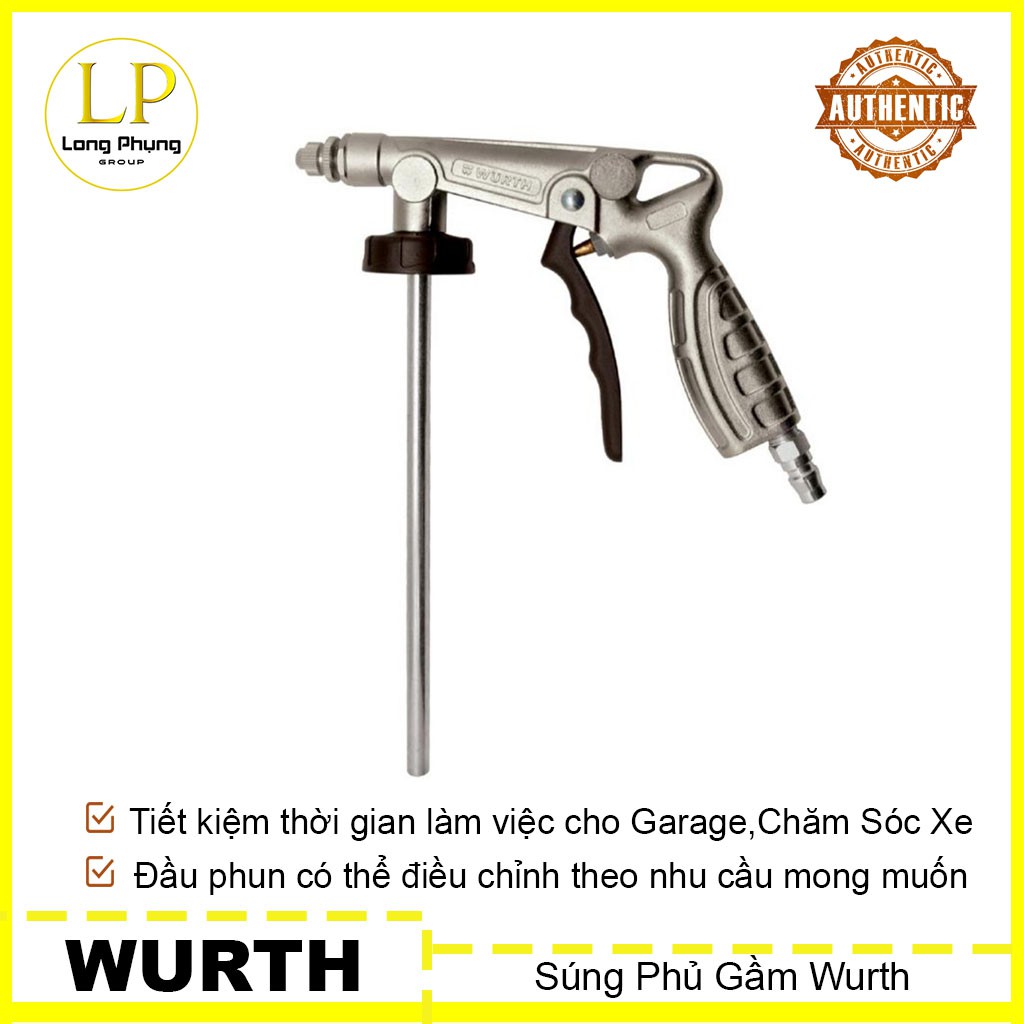 [HCM]Súng Phun Sơn Phủ Gầm Wurth Nhập Khẩu Đức [Chính Hãng]