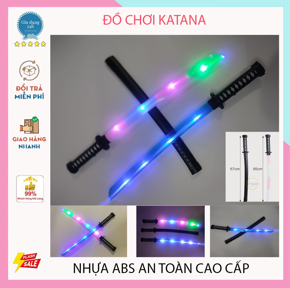 Đồ chơi kiếm nhật đen Katana của Ninja hóa trang Samurai phát sáng và âm  thanh bằng nhựa tặng kèm pin  Giá Sendo khuyến mãi 110000đ  Mua ngay   Tư
