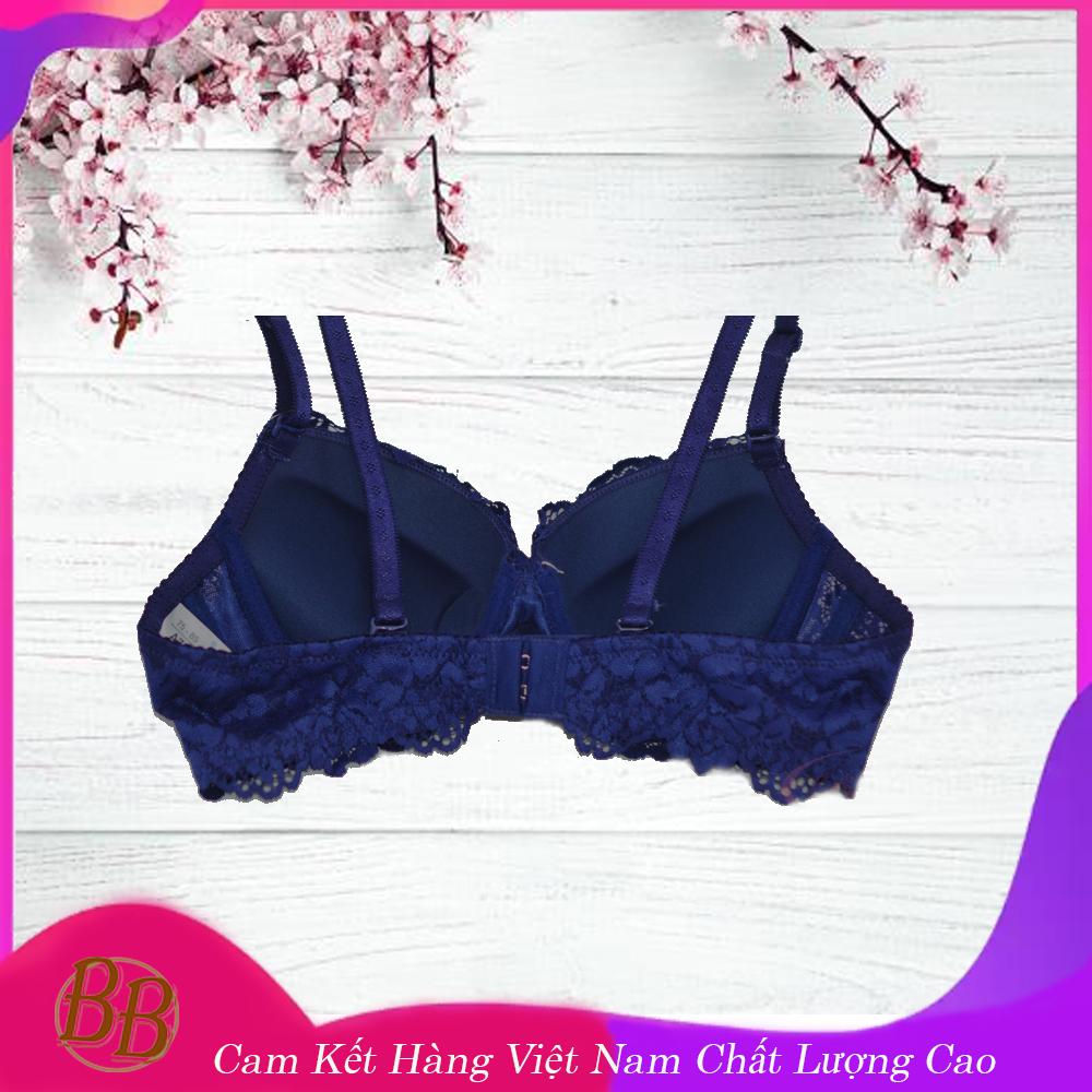Áo Lót Phối Ren Viền Cúp Siêu Đẩy