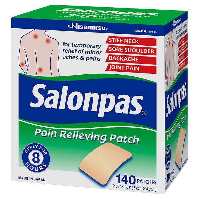 [Hàng Mỹ] Hộp Miếng Dán giảm đau Salonpas Mỹ  ( có Bill )