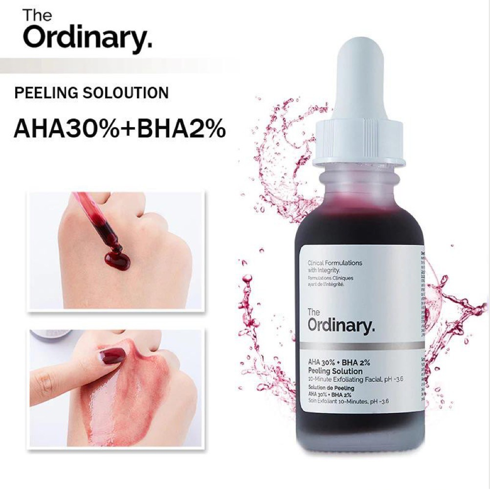 Tẩy Da Chết Hoá Học The Ordinary AHA 30% BHA 2% Peeling Solution 30ml