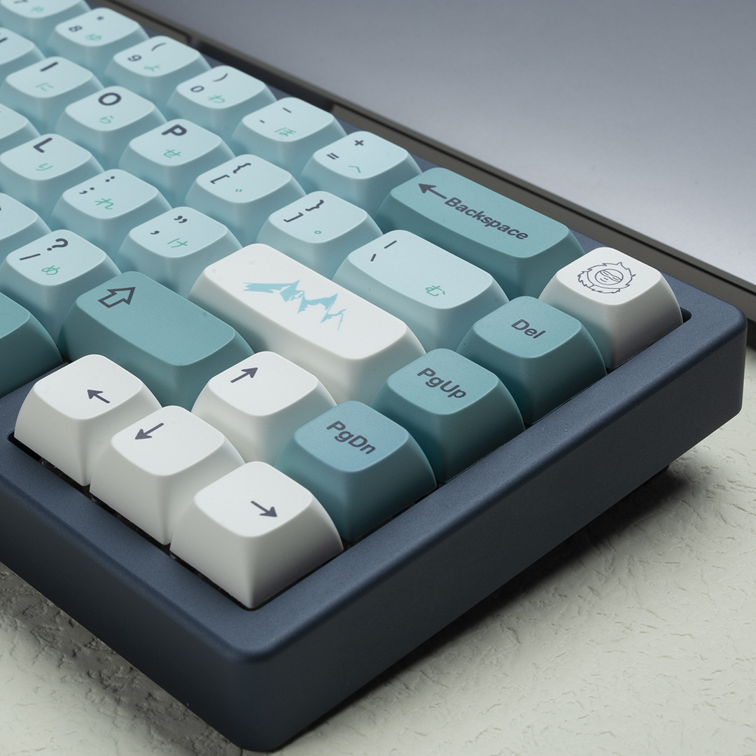 Iceberg Keycap XDA Height Keycaps Blue White Mechanical Keyboard Keycap Mechanical Keyboard Accessories Keycaps All Layout Keyboard