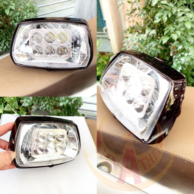Đèn led 6 bóng cho xe dream cực sáng