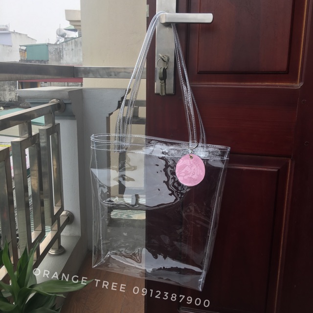 Túi xách tote trong suốt