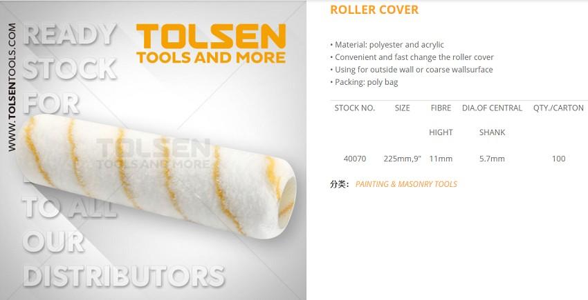 ỐNG LĂN SƠN TOLSEN 40070- 225mm, 9''