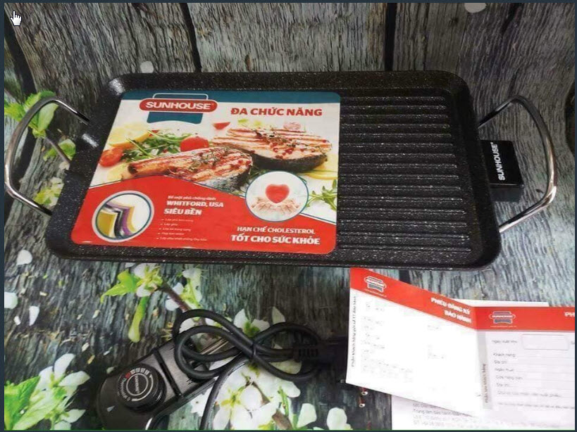 Bếp nướng điện Sunhouse SHD4607 - shd4607