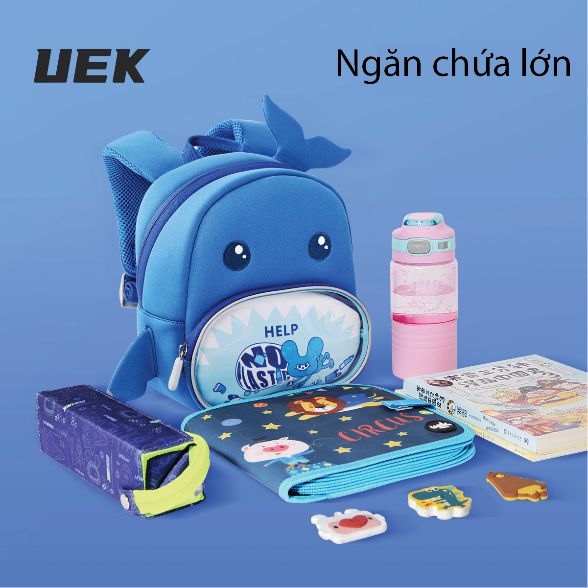 Balo Mẫu Giáo UEK 3D Chống Lạc