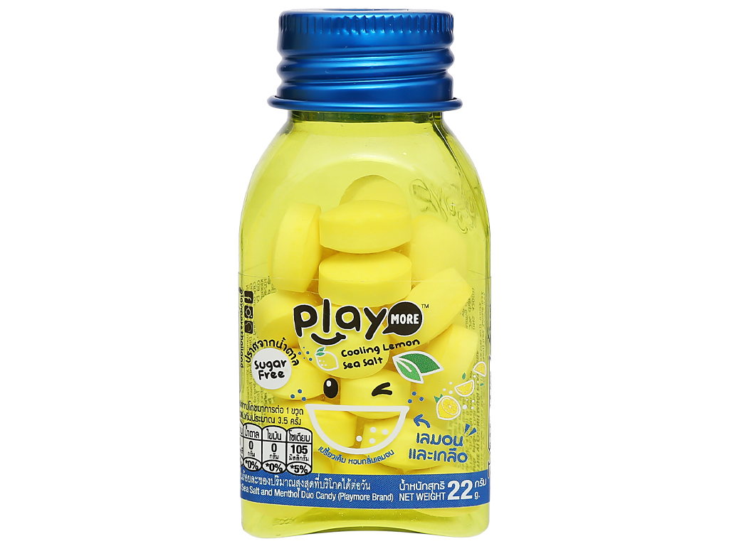 Kẹo Play More Thái Lan lọ 22g (Dưa Hấu/Xí Muội/Táo)