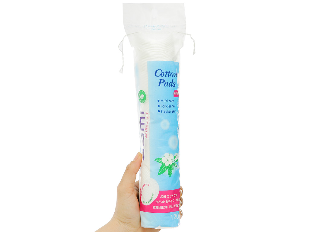 Bông tẩy trang Jomi gói 120 miếng
