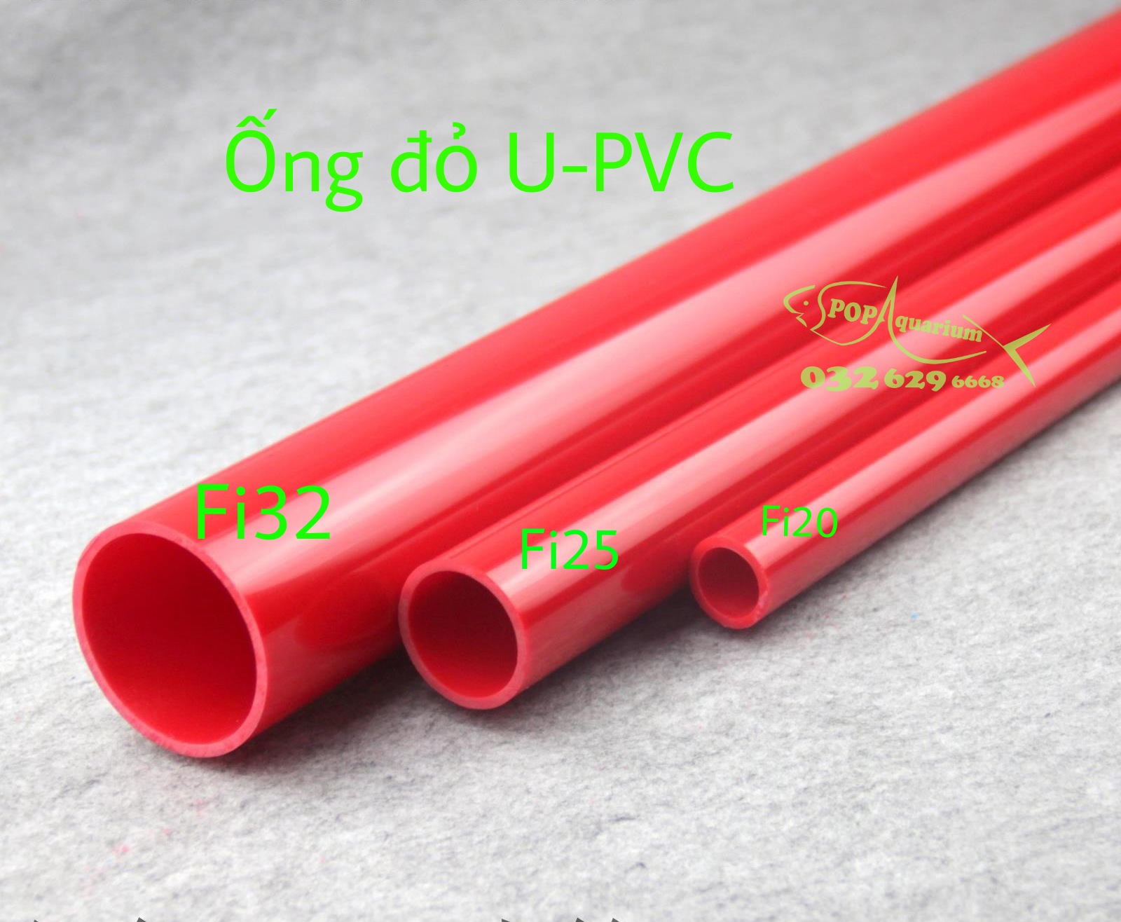 Ống đỏ UPV - fi20