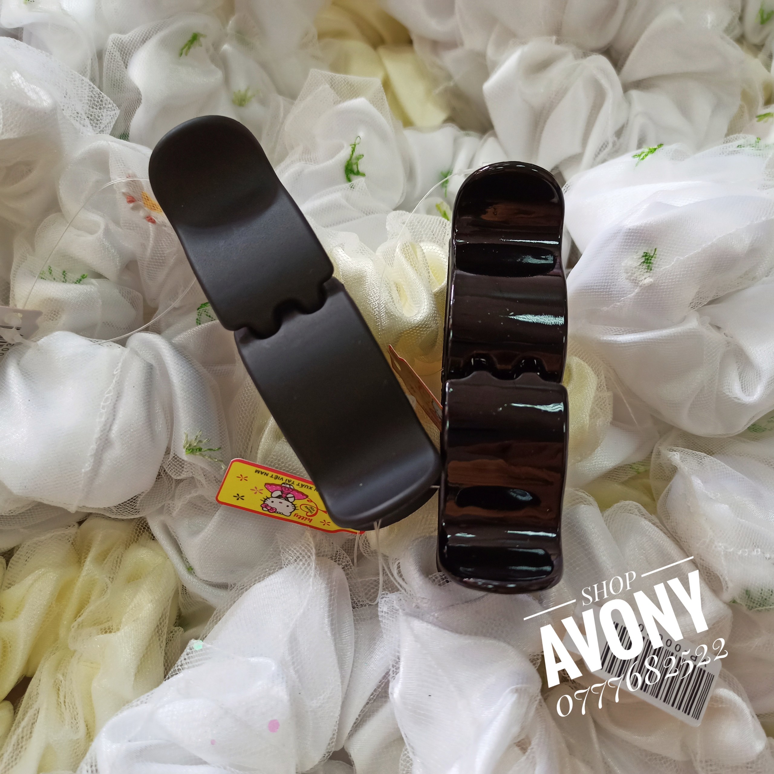 [HCM]set 12 kẹp tóc càng cua 5 răng màu đen