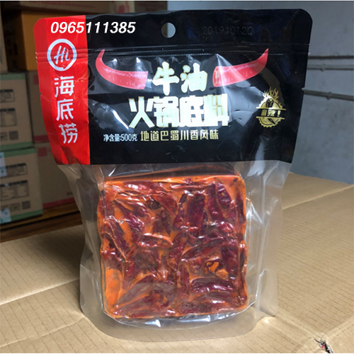 Cốt Lẩu Tê Cay Haidilao Tứ Xuyên 500g