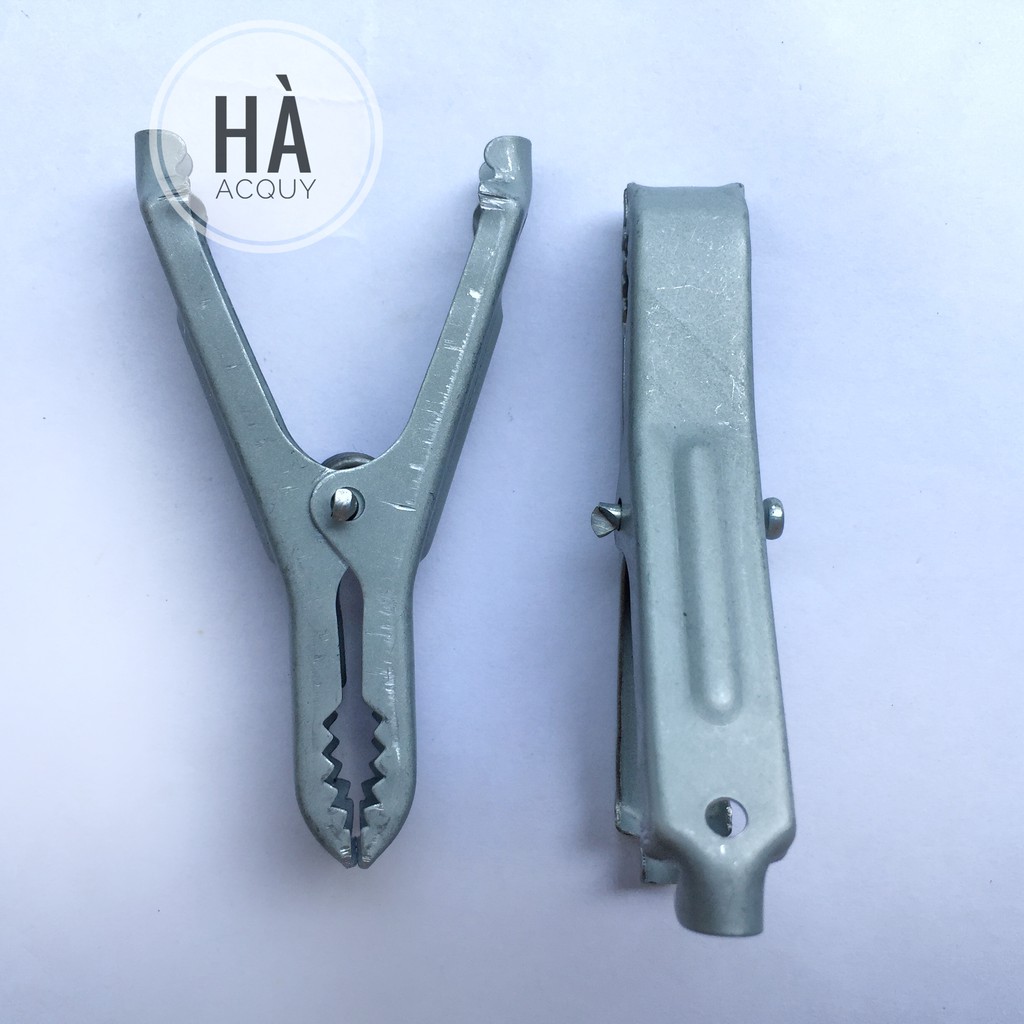 10 Pairs of Gray Battery Clips Lk 30A - 7cm