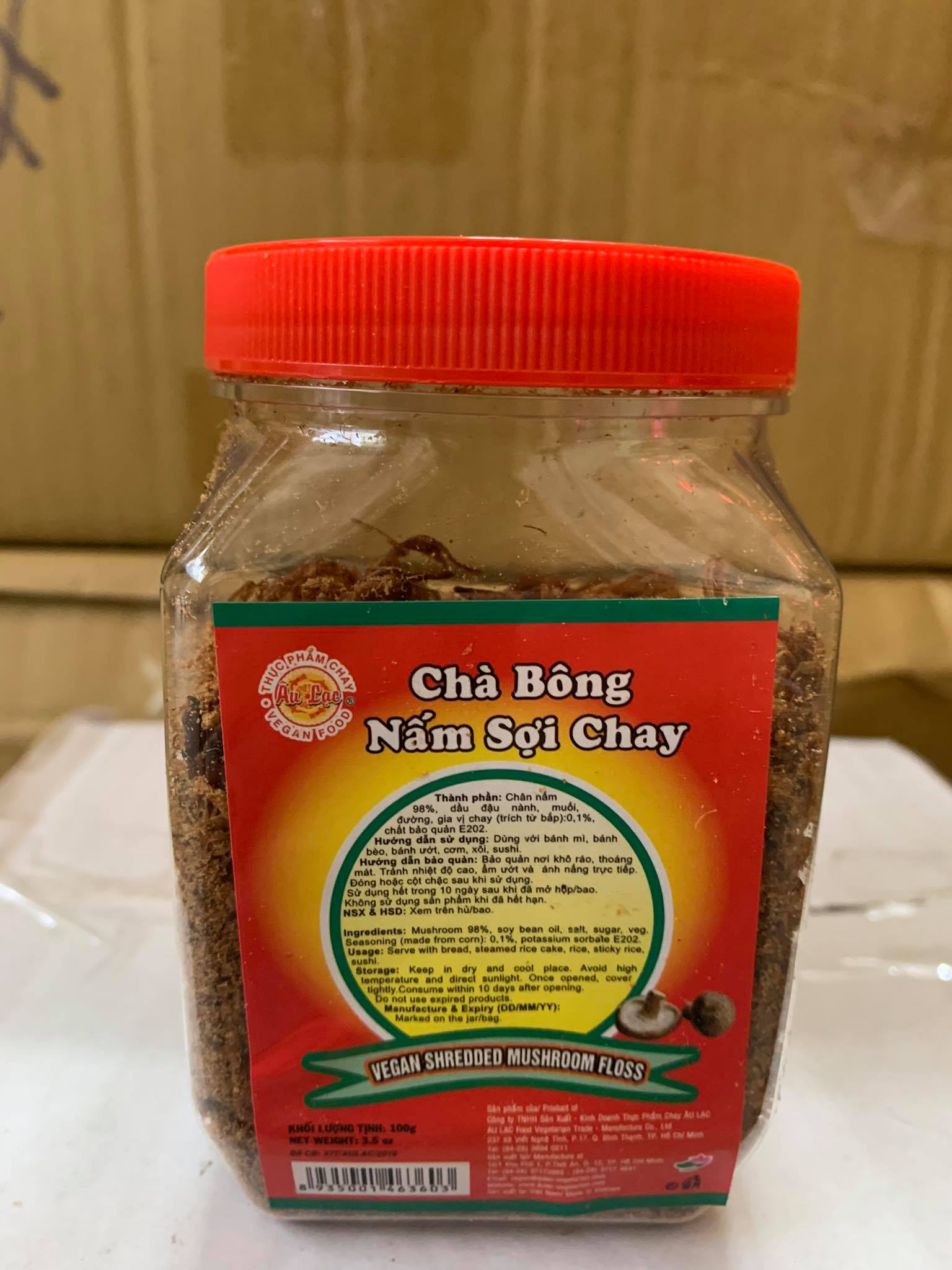Chà bông nấm sợi chay Âu Lạc