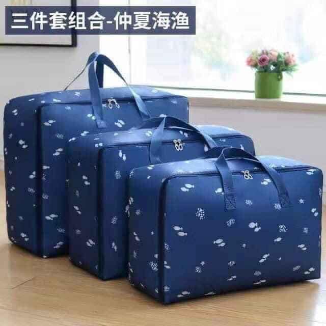 Set 3 Túi 3 Kích Thước Đựng Chăn Màn, Quần Áo