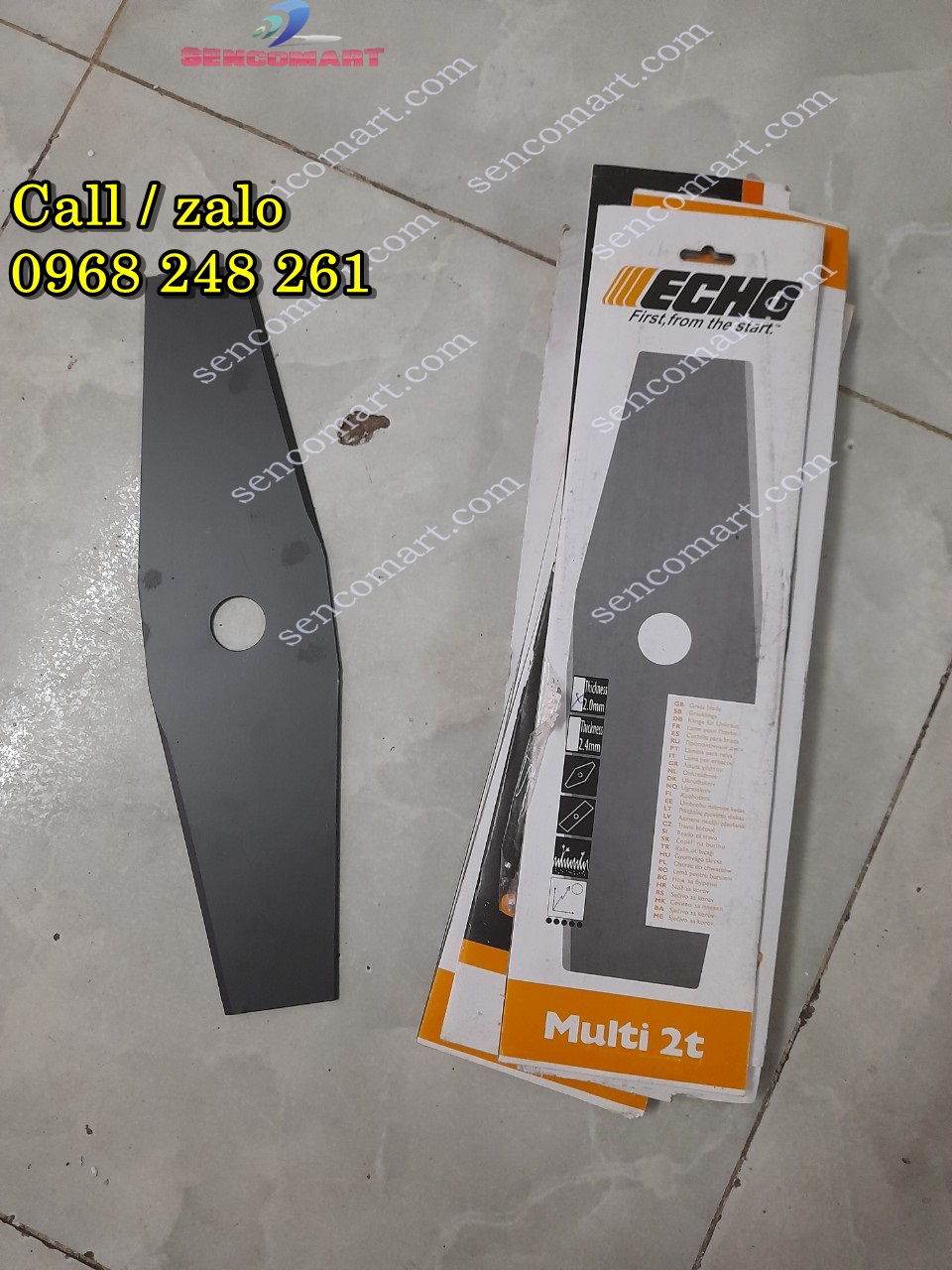 Lưỡi Cắt Cỏ Cao Cấp Echo Nhật Bản Vát Chéo 2mm