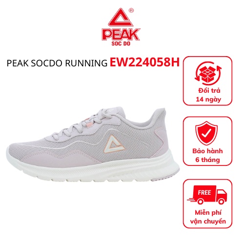 Giày chạy bộ nữ PEAK Sóc Đỏ Running Light Comfortable EW224058H