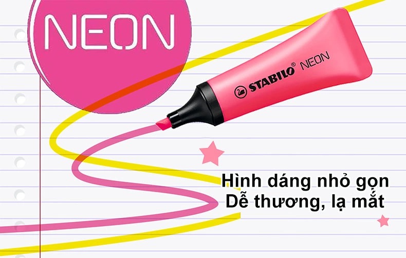 Bút dạ quang STABILO NEON (HL72)