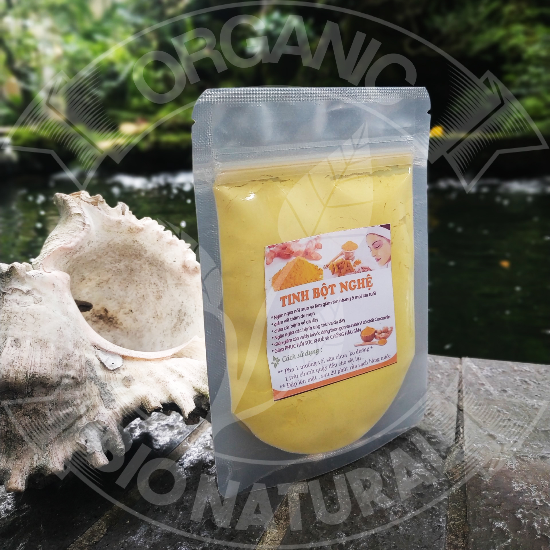 [HCM][BIONATURALVN] Bột đắp mặt Tinh Bột Nghệ HANDMADE