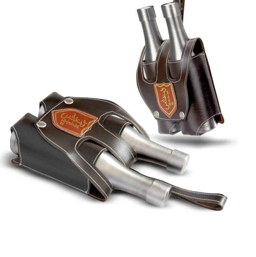 Bộ bình đựng rượu inox 2 chai- mỗi chai dung tích 500ml (Bạc)