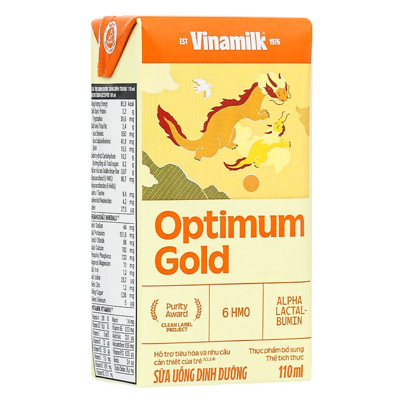 Sữa bột pha sẵn optimum gold 110ml ( Thùng 48 hộp ) Date 08/2025