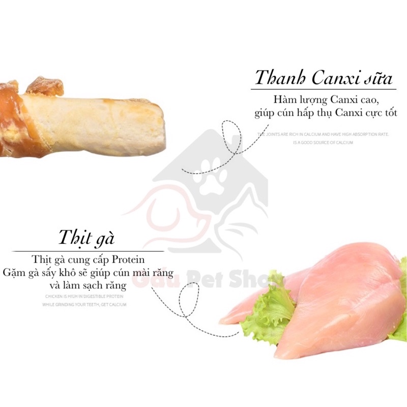 [ 100Gr ] Xương Cuốn Thịt Gà Cho Cún 🍖 ( Cho Cún Size Vừa Và Lớn )