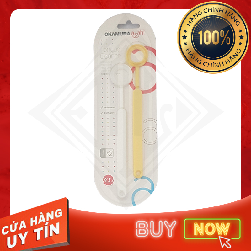 [HCM]Dụng cụ cạo lưỡi ASAHI - 2 cây