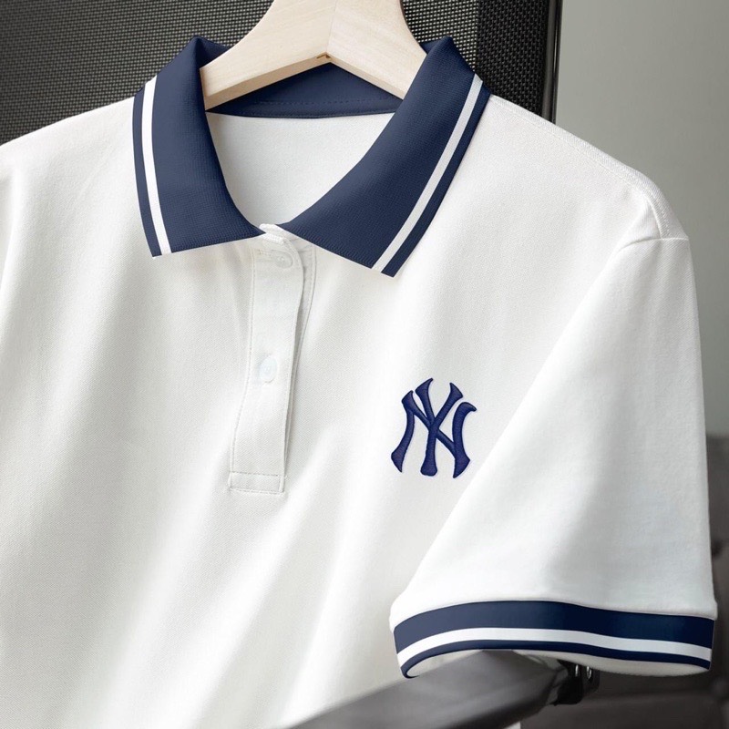 Áo thun MLB Polo mắt chim thoáng mát cao cấp