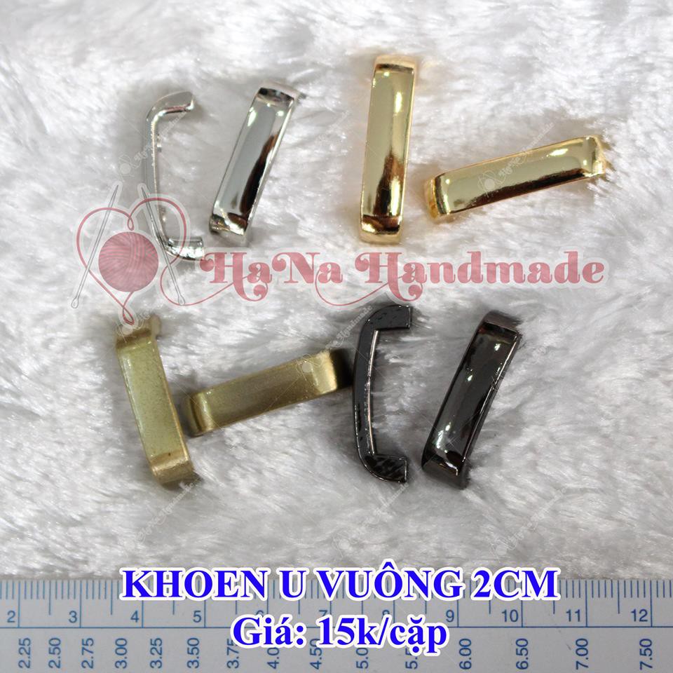 Khoen U Vuông gắn túi xách (15k/cặp)