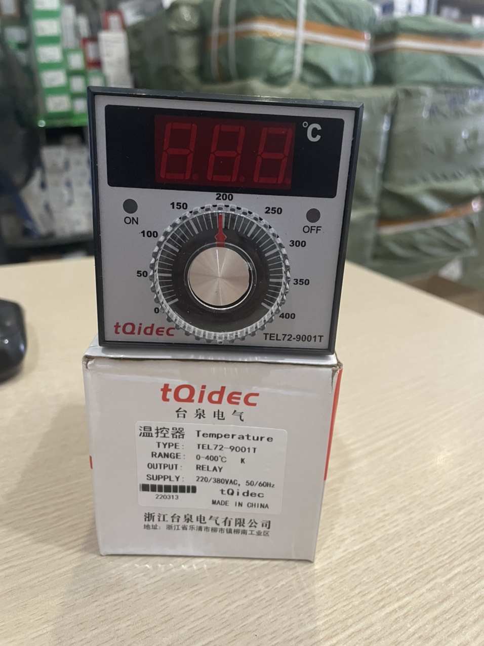 Đồng hồ nhiệt độ TEL 72*72 điều khiển nhiệt độ cho lò nướng, lò bánh mì, lò xoay