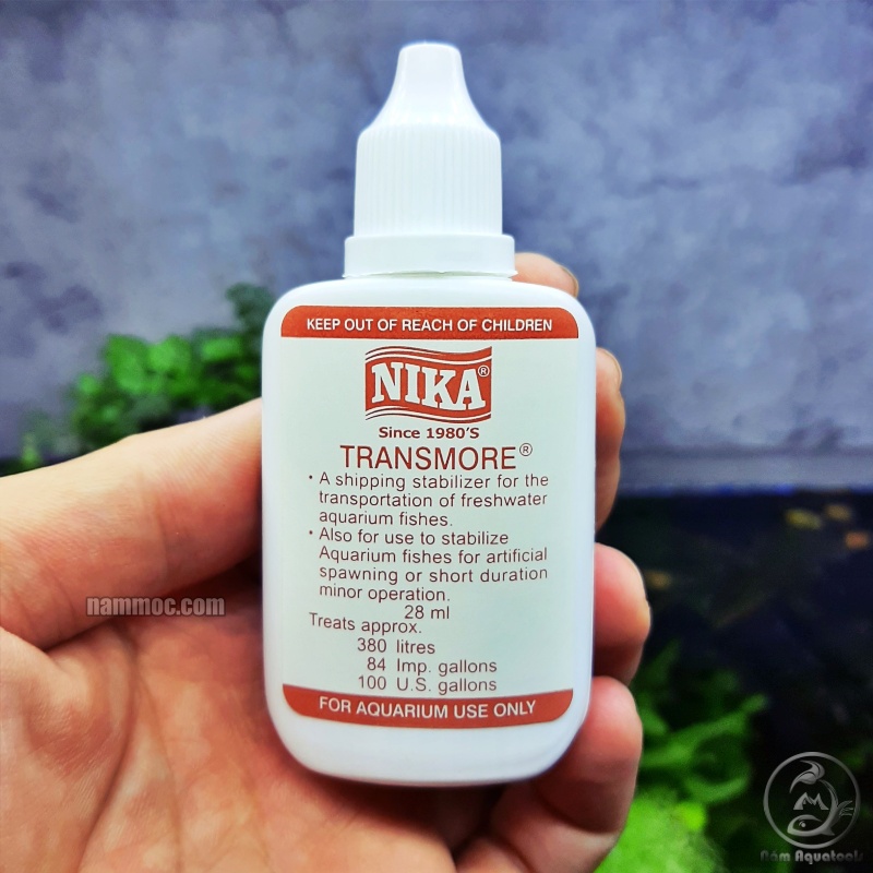 Dung dịch gây mê cho cá rồng nika
