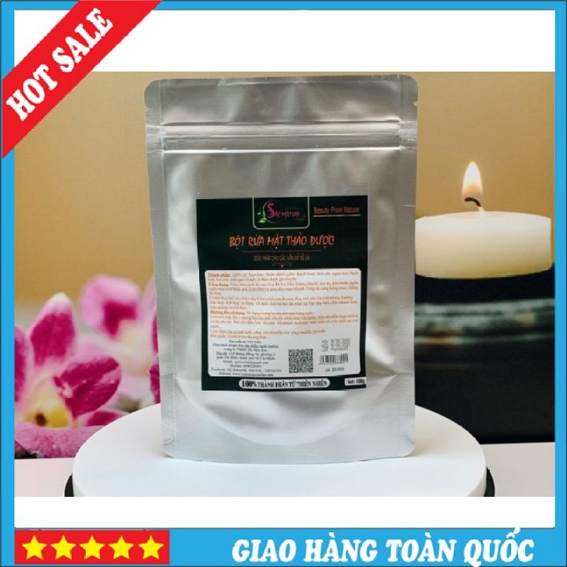 Bột rửa mặt sắc mộc lan sạch da, kiềm dầu giá rẻ