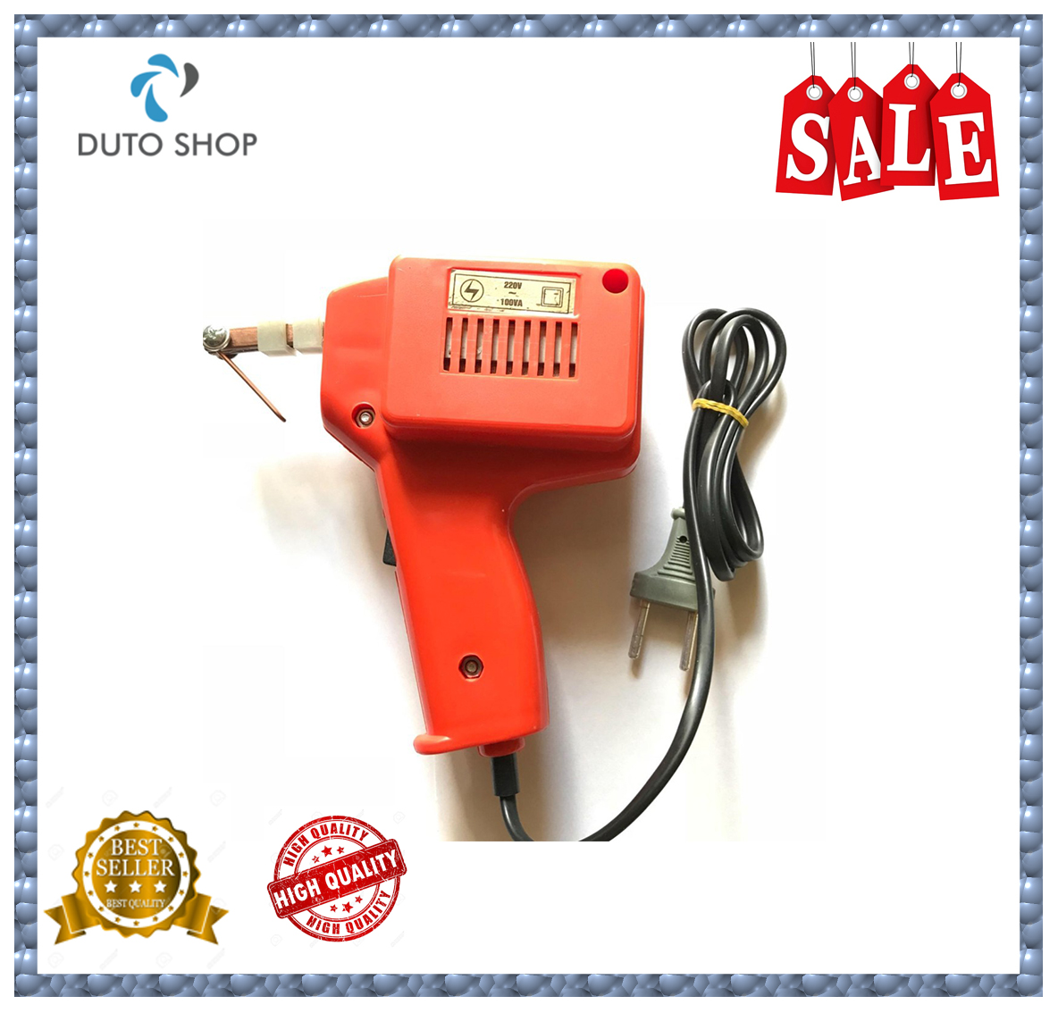 Mỏ Hàn Xung 220V-100W Bách Khoa ( Tặng 01 cuộn thiếc + Nhựa thông)