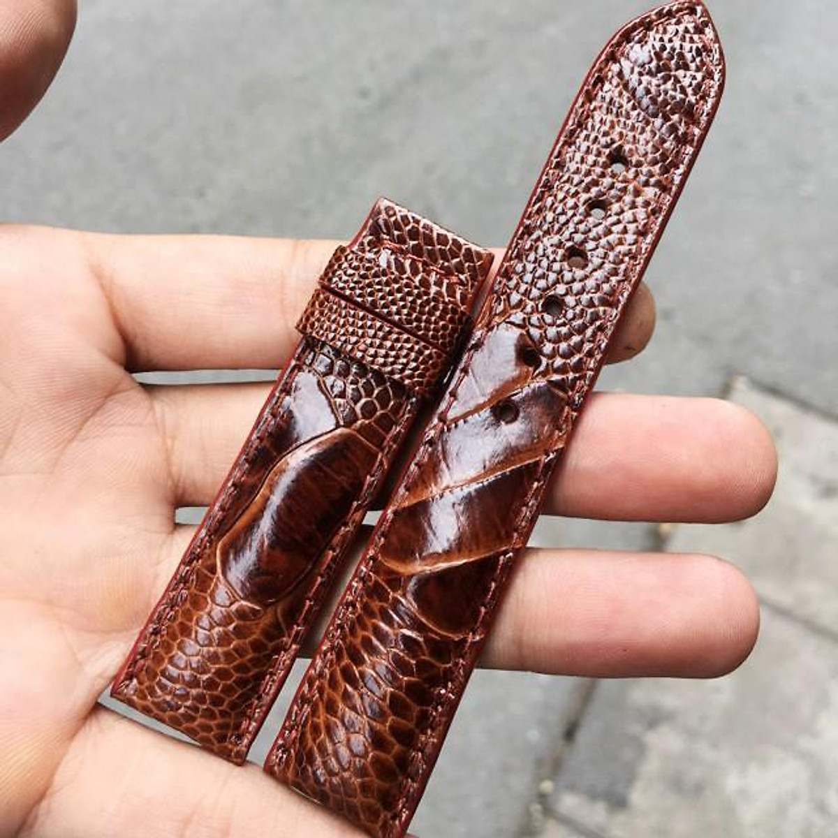 Dây Đồng Hồ Da Đà Điểu