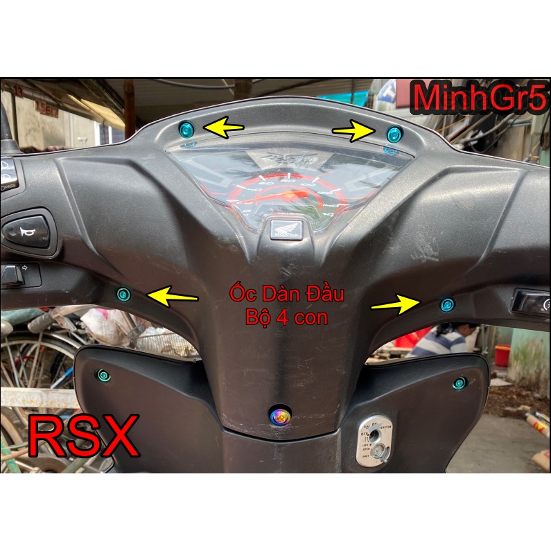 COMBO FULL ỐC TITAN GR5 RSX 110CC 2014-2023