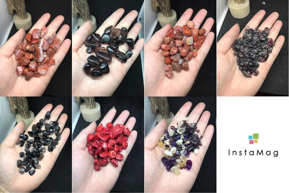 Lọ đá mini nắp nhựa