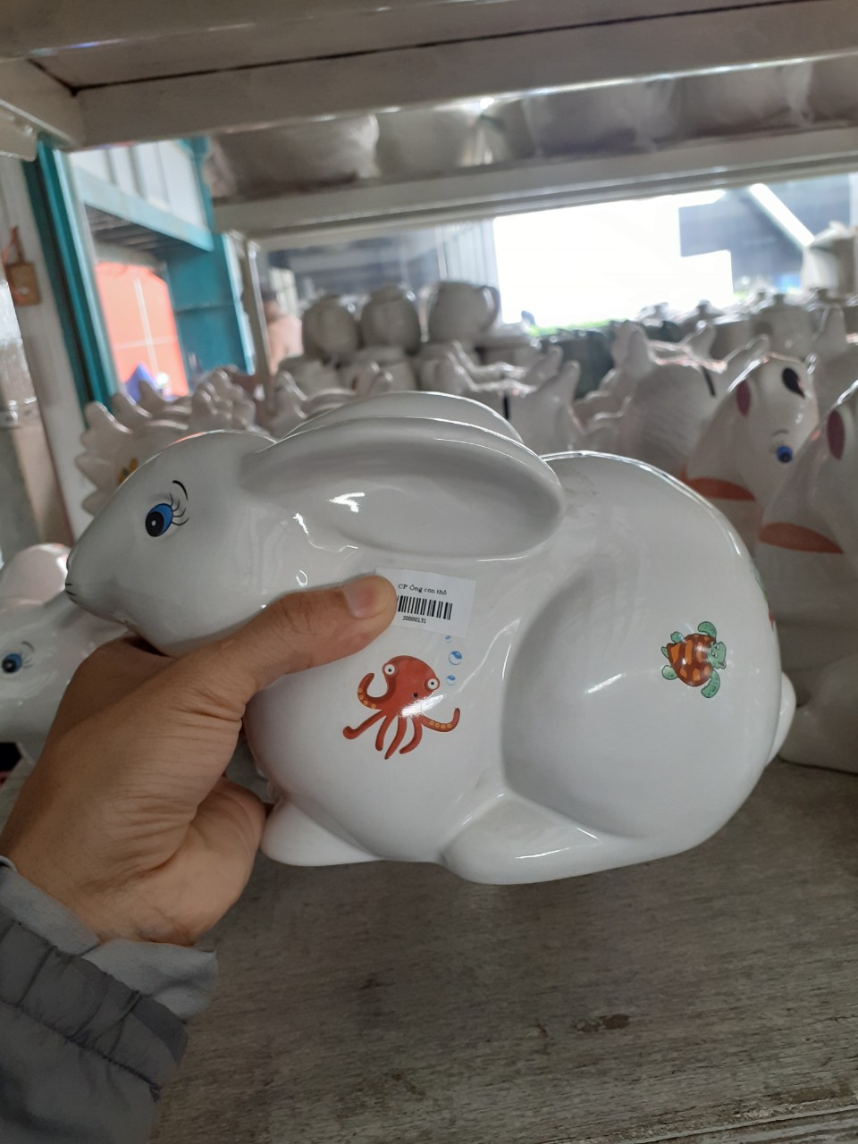 ống tiết kiệm con thỏ