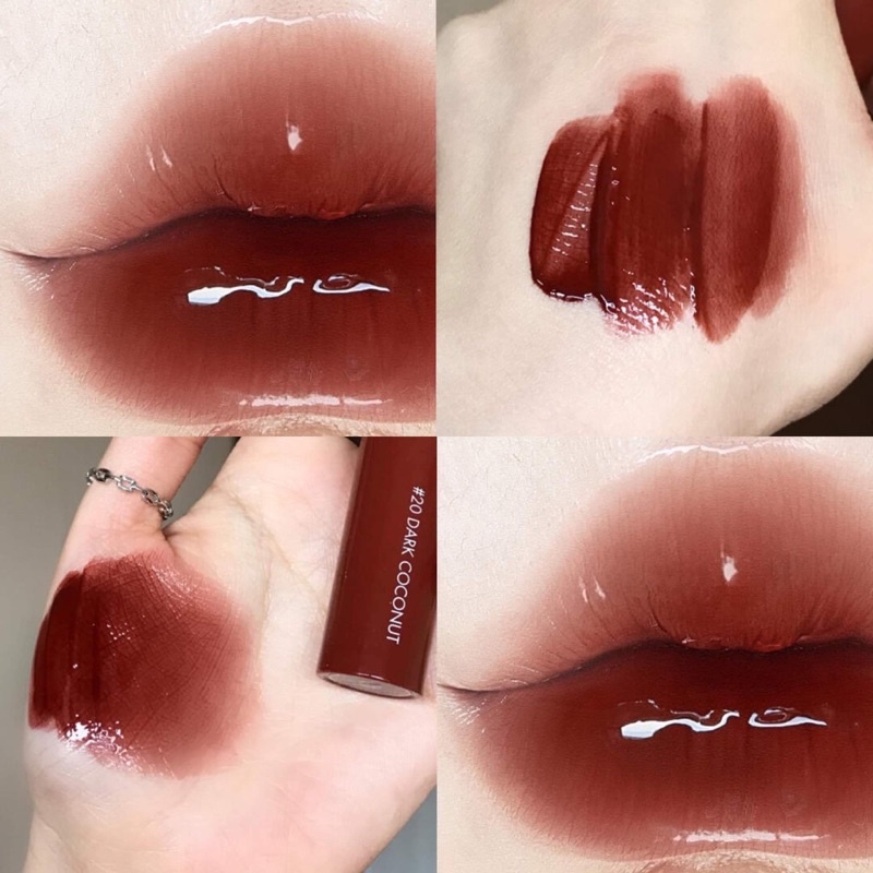 Son Bóng Romand Juicy Lasting Tint màu 16 Đỏ đất Corni Soda